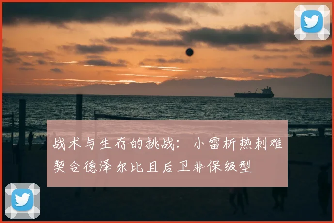 战术与生存的挑战:小雷析热刺难契合德泽尔比且后卫非保级型